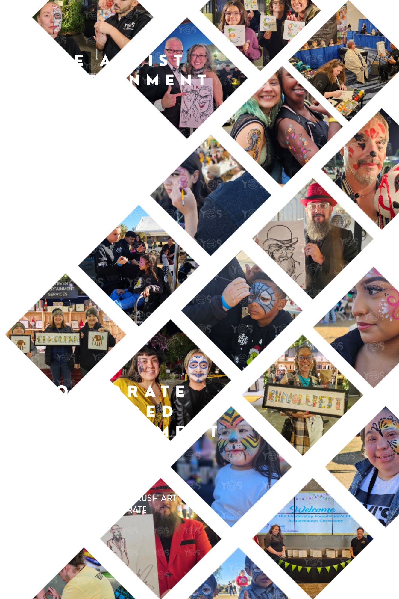 Caricatures | Face Painting | Silhouettes | Body Art | Flash Tattoos | Henna | DJ | Conference Summit Swag Bar | Merch | Swag | Live Artist Entertainment Corporate